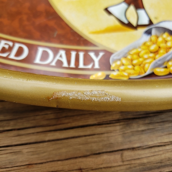 Vintage Mr. Peanut The Planters Peanut Co. Metal Oval Tray - Picture 5 of 13